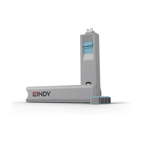 Lindy USB PORT BLOCKER 4PACK/BLUE 40465 LINDY