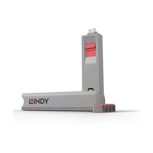 Lindy USB PORT TYPE-C BLOCKER 4PACK/PINK 40425 LINDY