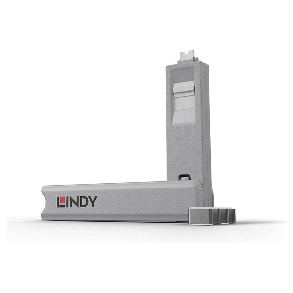 Lindy USB PORT TYPE-C BLOCKER 4PACK/WHITE 40427 LINDY