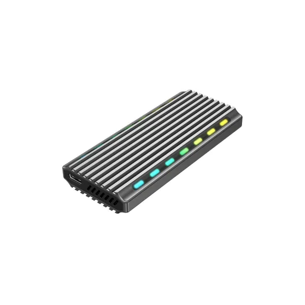 Gembird Drive case USB 3.1 enclosure for M .2 NVME aluminum LED USB 3.1
