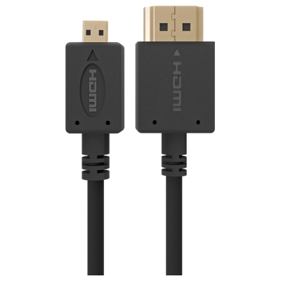 Gembird CABLE HDMI-MICRO HDMI 3M V.2.0/BLK CC-HDMID-10 GEMBIRD