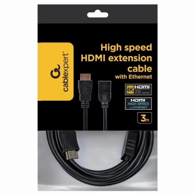 Gembird CABLE HDMI EXTENSION 3M/CC-HDMI4X-10 GEMBIRD