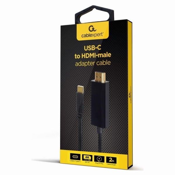 Gembird CABLE USB-C TO HDMI 2M/A-CM-HDMIM-02 GEMBIRD