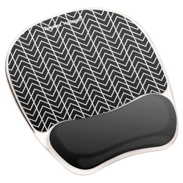 Fellowes MOUSE PAD PHOTO GEL/CHEVRON 9653401 FELLOWES