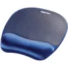 Fellowes | Foam mouse pad with wrist support | Mouse pad with wrist pillow | 202 x 235 x 25 mm | Sapphire