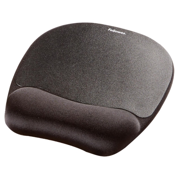 Fellowes MOUSE PAD MEMORY FOAM/BLACK 9176501 FELLOWES