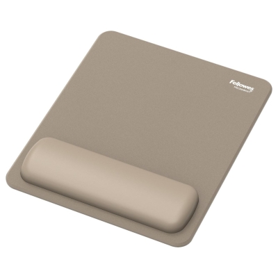 Fellowes MOUSE PAD WRIST REST/SAND 100142559 FELLOWES