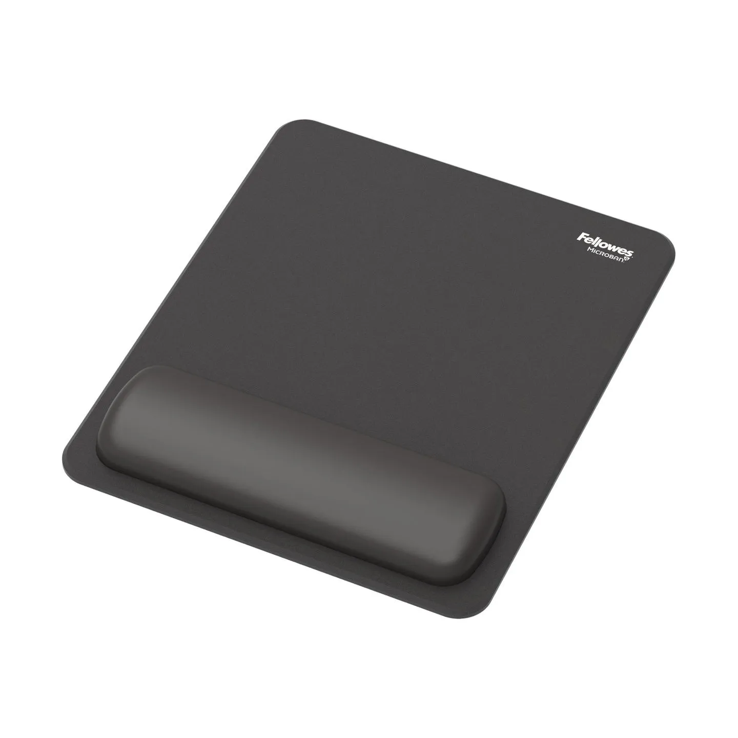 Fellowes MOUSE PAD WRIST REST/BLACK 100142555 FELLOWES