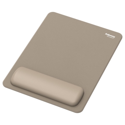 Fellowes MOUSE PAD WRIST REST XL/SAND 100142564 FELLOWES