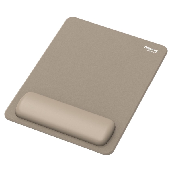Fellowes MOUSE PAD WRIST REST XL/SAND 100142564 FELLOWES