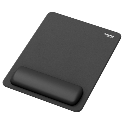 Fellowes MOUSE PAD WRIST REST XL/BLACK 100142560 FELLOWES