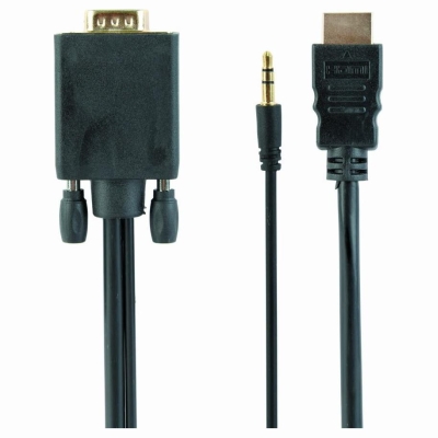 Gembird CABLE HDMI-VGA +3.5MM/1.8M A-HDMI-VGA-03-6 GEMBIRD