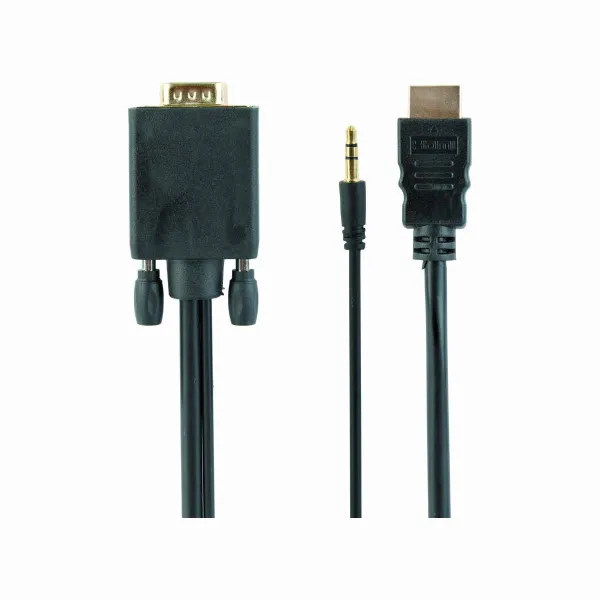 Gembird CABLE HDMI-VGA +3.5MM/1.8M A-HDMI-VGA-03-6 GEMBIRD
