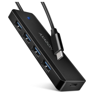 Axagon Travel four-port USB-C 5Gbps hub | HUE-C1C
