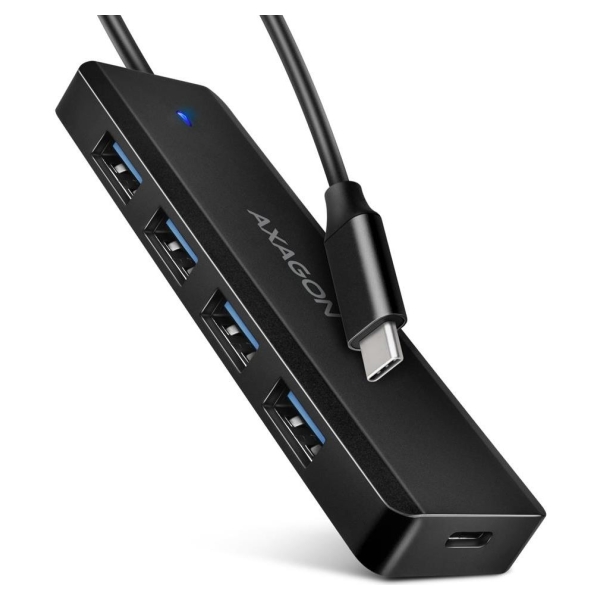 Axagon Travel four-port USB-C 5Gbps hub | HUE-C1C
