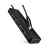 Axagon HUE-C1C 4x USB3.2 Gen 1 Travel hub, USB-C power IN, w. 20cm Type-C cable