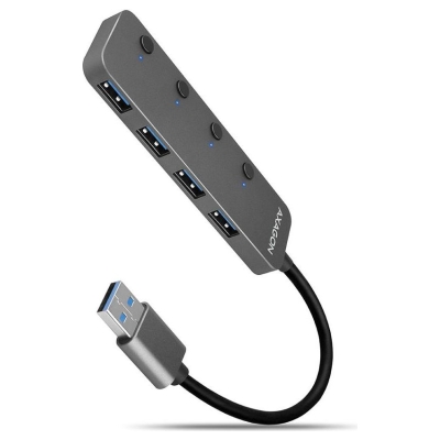 Axagon I/O USB HUB SWITCH 4PORT/0.2M HUE-MSA AXAGON