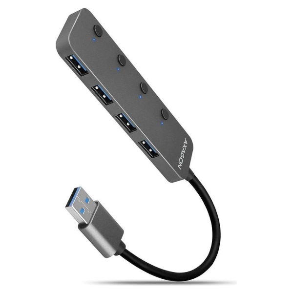 Axagon I/O USB HUB SWITCH 4PORT/0.2M HUE-MSA AXAGON
