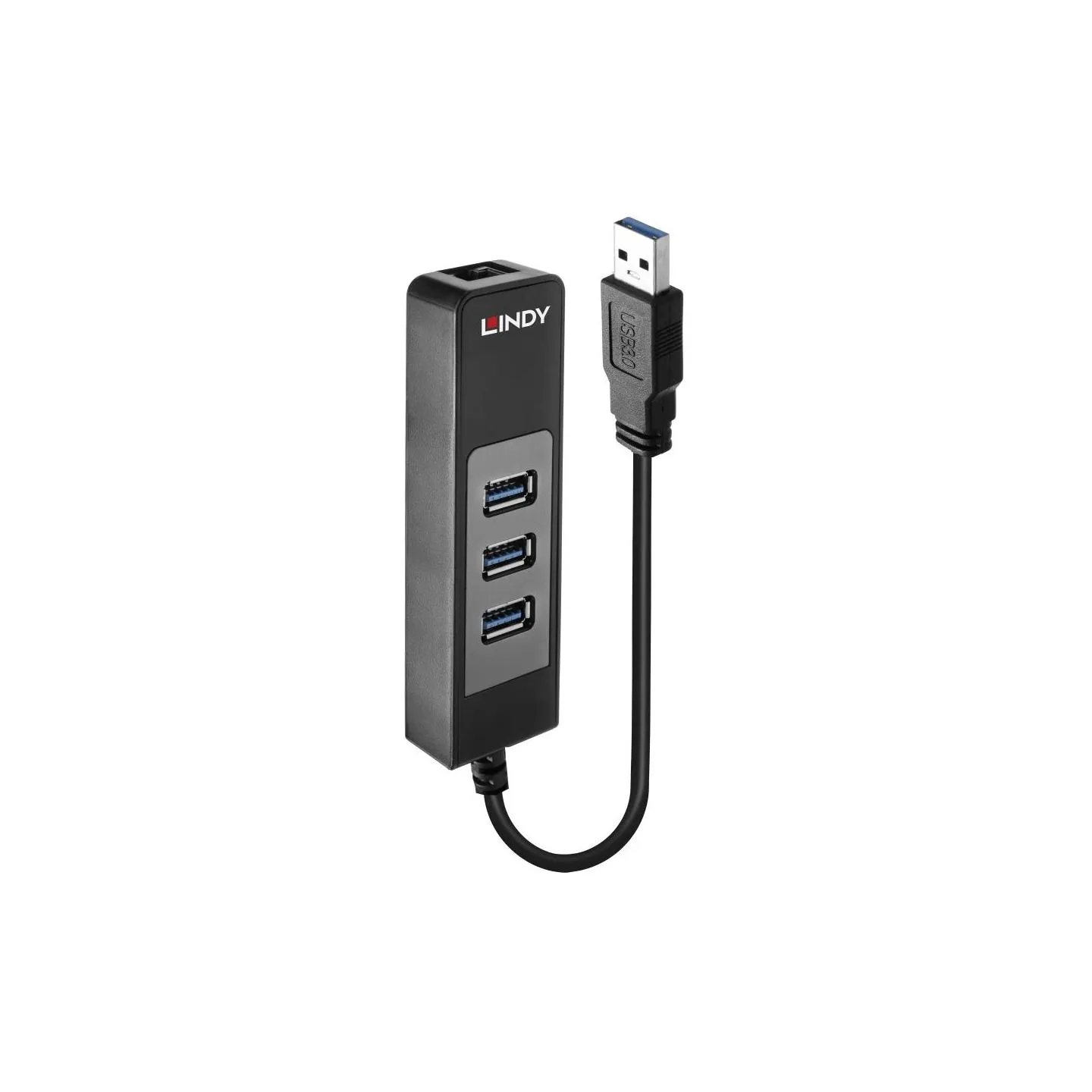 Lindy I/O HUB USB3 & LAN ADAPTER/43176 LINDY