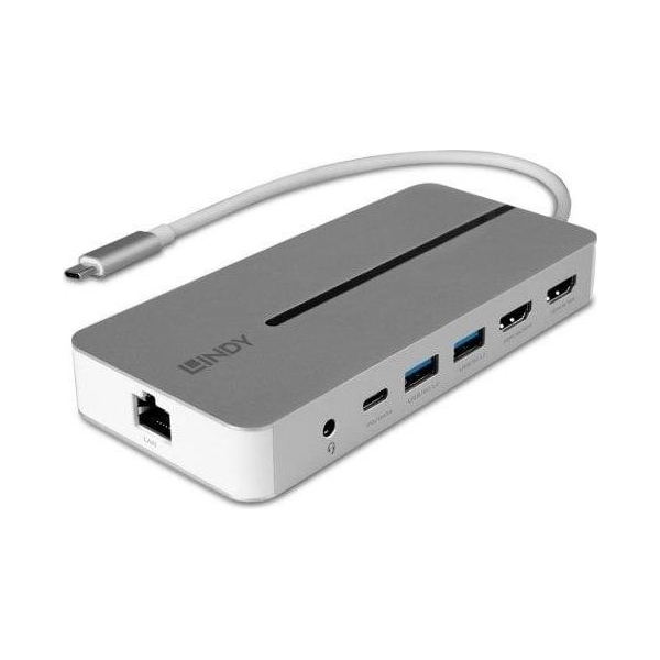 Lindy I/O DOCKING STATION USB-C/MINI DUAL 4K 43360 LINDY