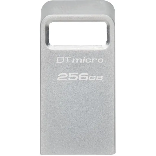 Kingston | USB 3.2 Flash Drive | DataTraveler micro | 256 GB | USB 3.2 | Silver