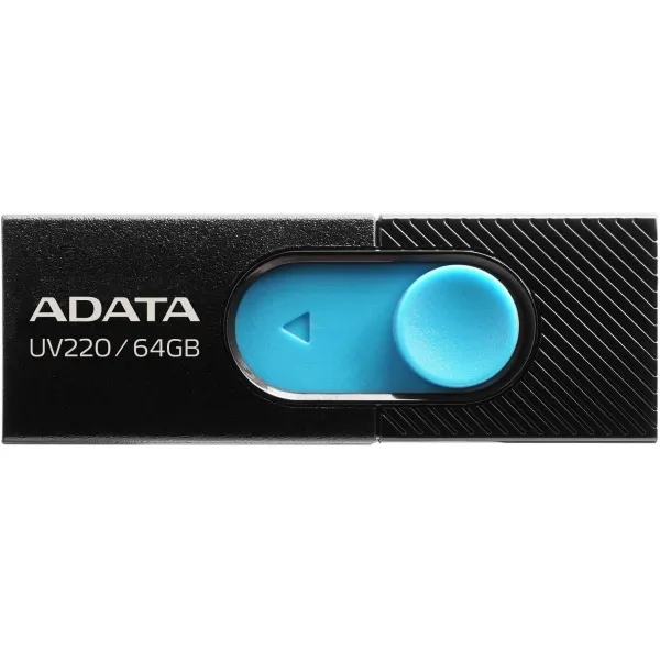 A-Data ADATA | USB Flash Drive | UV220 | 64 GB | USB 2.0 | Black/Blue