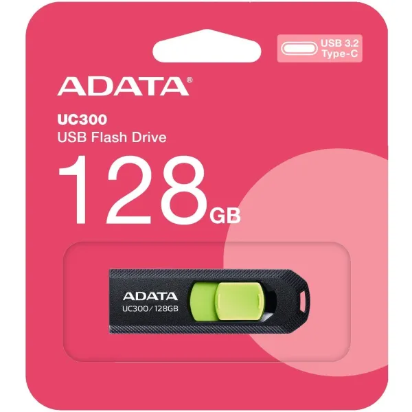 A-Data MEMORY DRIVE FLASH USB-C 128GB/ACHO-UC300-128G-RBK/GN ADATA