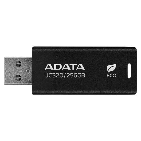 A-Data MEMORY DRIVE FLASH USB3.2 256G/BLACK UC320-256G-RBK/BK ADATA