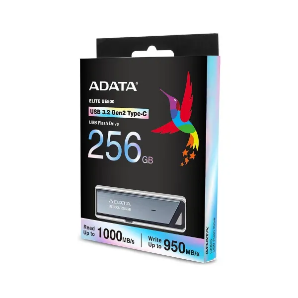 A-Data MEMORY DRIVE FLASH USB-C 256GB/SILV AELI-UE800-256G-CSG ADATA