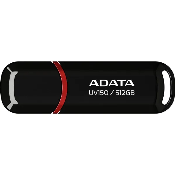 A-Data MEMORY DRIVE FLASH USB3 512GB/BLACK AUV150-512G-RBK ADATA