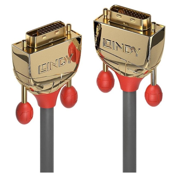 Lindy CABLE DVI-DVI 2M/GOLD 36202 LINDY