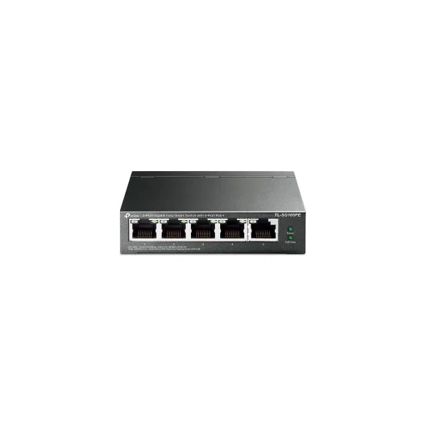 Tp-Link Switch|TP-LINK|Desktop/pedestal|5x10Base-T / 100Base-TX / 1000Base-T|PoE ports 4|TL-SG105PE