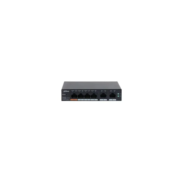 Dahua Switch|DAHUA|CS4006-4ET-60|Type L2|Desktop/pedestal|PoE ports 4|CS4006-4ET-60
