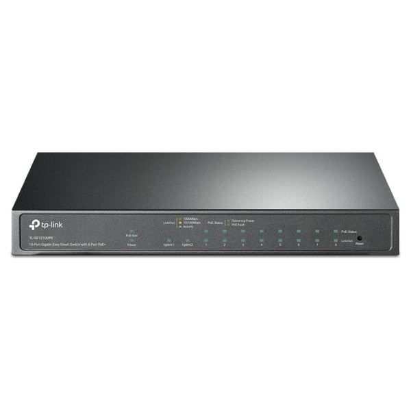Tp-Link Switch|TP-LINK|Desktop/pedestal|9x10Base-T / 100Base-TX / 1000Base-T|1x10/100/1000BASE-T/SFP combo|PoE+ ports 8|123 Watt