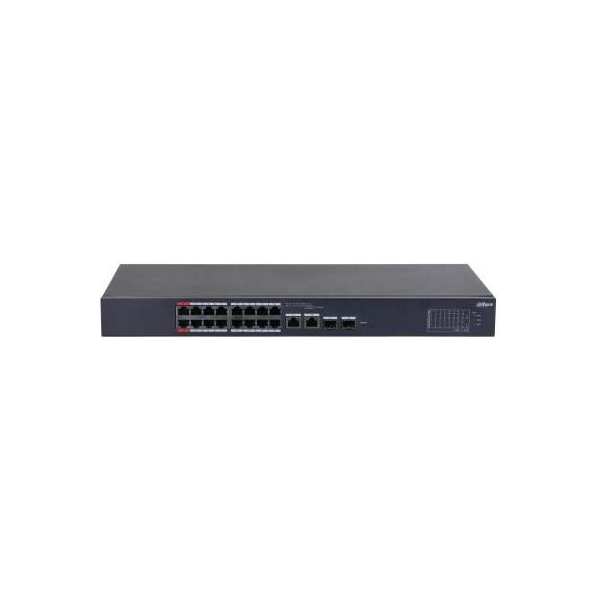 Dahua Switch|DAHUA|DH-CS4218-16ET-190|Type L2|PoE ports 16|190 Watts|CS4218-16ET-190