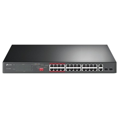 Tp-Link Switch|TP-LINK|TL-SL1226P|Desktop/pedestal|24x10Base-T / 100Base-TX|2x10Base-T / 100Base-TX / 1000Base-T|PoE+ ports 24|T