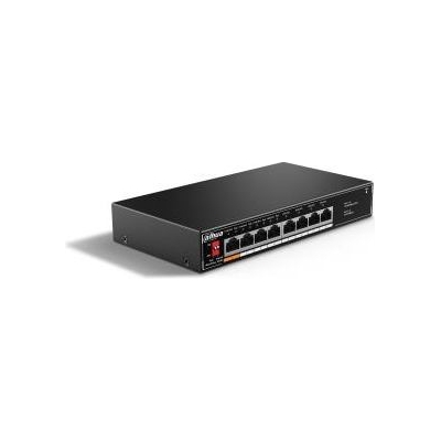 Dahua Switch|DAHUA|Desktop/pedestal|8x10Base-T / 100Base-TX|PoE ports 4|60 Watts|SF1008LP
