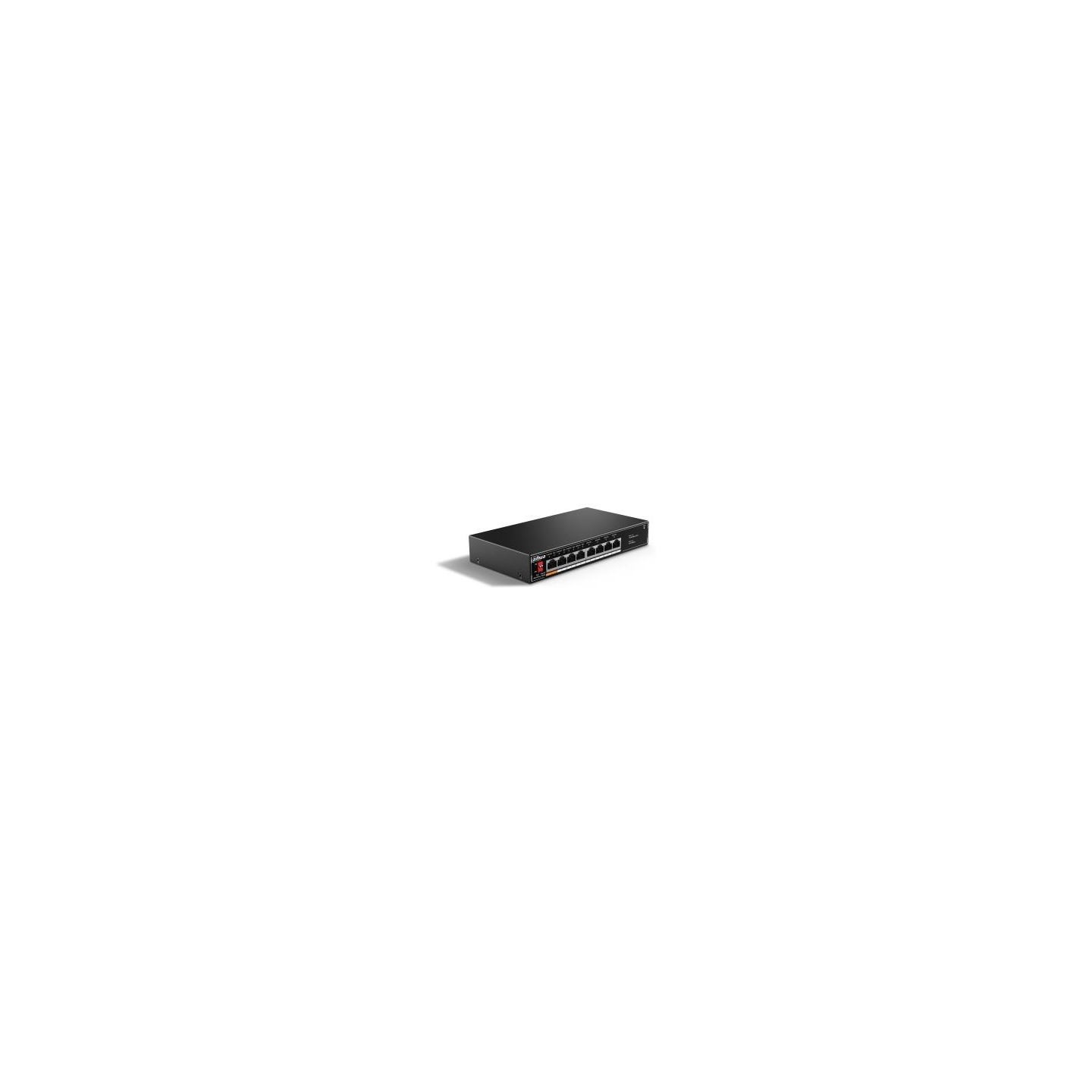 Dahua Switch|DAHUA|Desktop/pedestal|8x10Base-T / 100Base-TX|PoE ports 4|60 Watts|SF1008LP