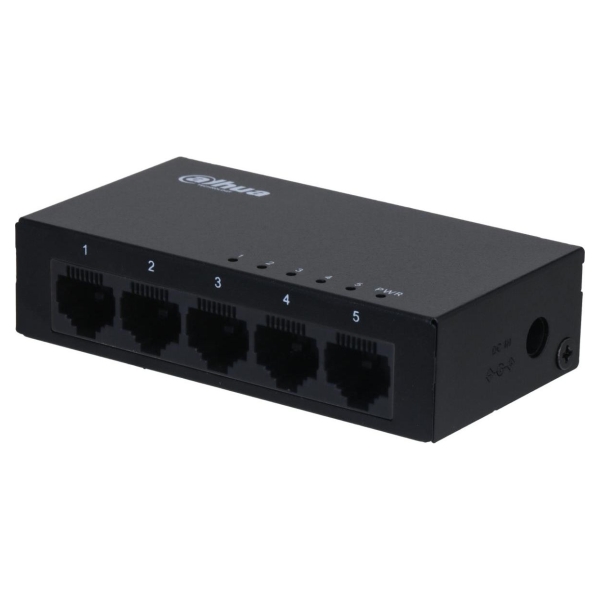 Dahua Switch|DAHUA|PFS3005-5GT-V2|Type L2|Desktop/pedestal|5x10Base-T / 100Base-TX / 1000Base-T|DH-PFS3005-5GT-V2