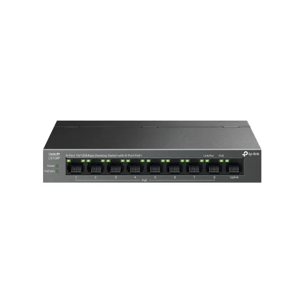 Tp-Link Switch|TP-LINK|LS109P|PoE+ ports 8|LS109P