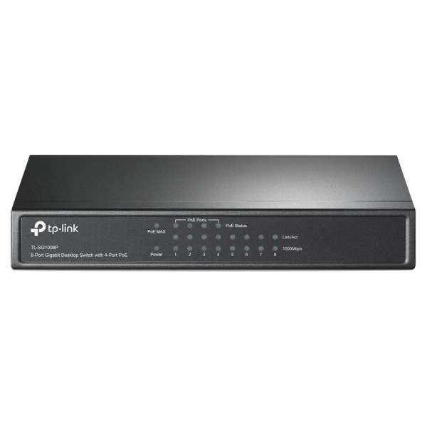 Tp-Link Switch|TP-LINK|8x10Base-T / 100Base-TX / 1000Base-T|TL-SG1008P