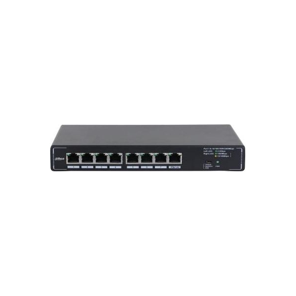 Dahua Switch|DAHUA|DH-SMG1008|Switch type Unmanaged|8x2.5G Ethernet (copper) ports quantity|SMG1008