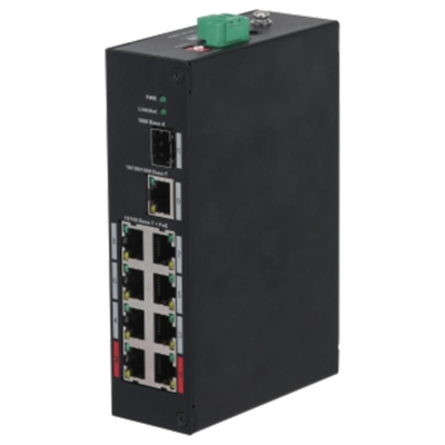 Dahua Switch|DAHUA|PFS3110-8ET-96-V2|PoE ports 8|96 Watts|DH-PFS3110-8ET-96-V2