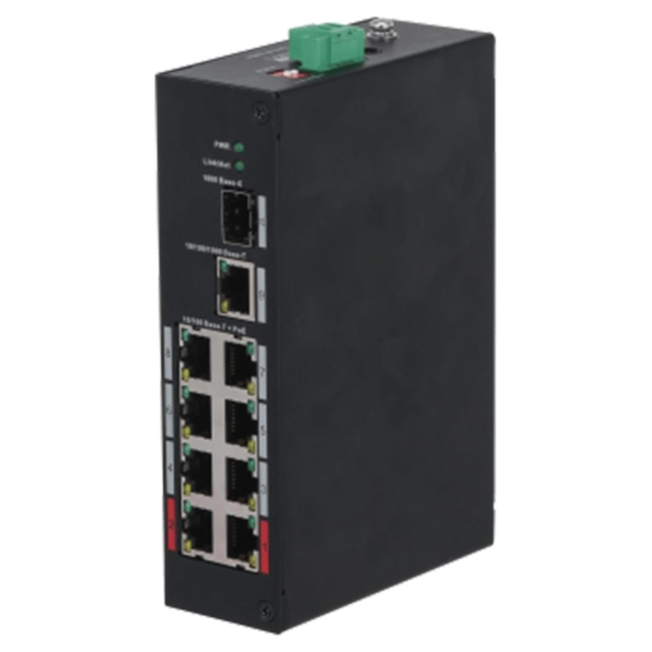 Dahua Switch|DAHUA|PFS3110-8ET-96-V2|PoE ports 8|96 Watts|DH-PFS3110-8ET-96-V2