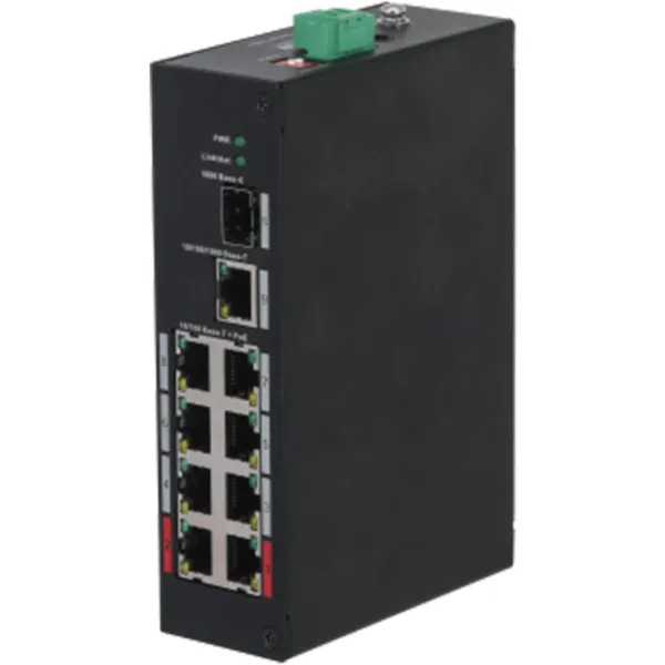 Dahua Switch|DAHUA|PFS3110-8ET-96-V2|PoE ports 8|96 Watts|DH-PFS3110-8ET-96-V2