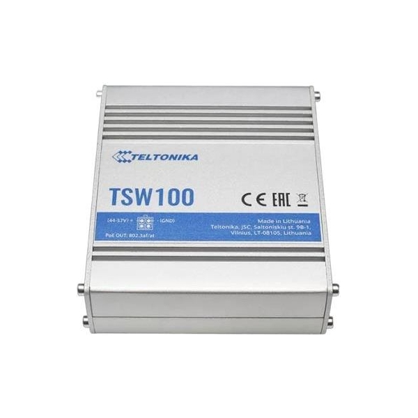 Teltonika Switch|TELTONIKA|TSW100000000|PoE+ ports 4|120 Watts|TSW100