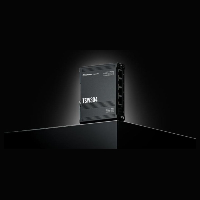 Teltonika Switch|TELTONIKA|4xRJ-45 ports|RJ-45 Ports Type Gigabit Ethernet (10/100/1000)|Power over Ethernet (PoE) Yes|TSW304