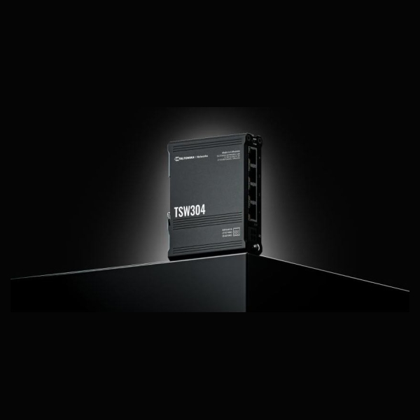 Teltonika Switch|TELTONIKA|4xRJ-45 ports|RJ-45 Ports Type Gigabit Ethernet (10/100/1000)|Power over Ethernet (PoE) Yes|TSW304