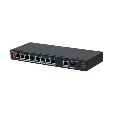 Dahua Switch|DAHUA|PFS3110-8ET1GT1GF-96|Desktop/pedestal|8x10Base-T / 100Base-TX|1x10Base-T / 100Base-TX / 1000Base-T|2x1000Base