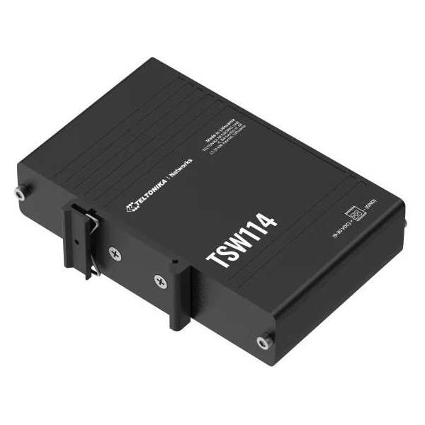 Teltonika Switch|TELTONIKA|Switch type Unmanaged|5xRJ-45 ports|RJ-45 Ports Type Gigabit Ethernet (10/100/1000)|TSW114000000